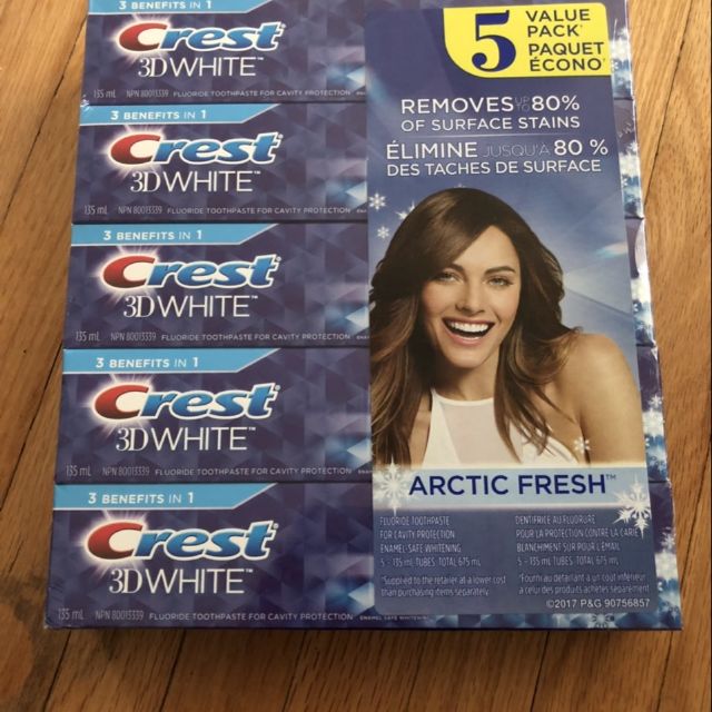 1lốc Kem đánh răng cresst 3D white