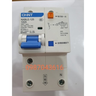 Áp tô mát nxble 1p+n 100a chint