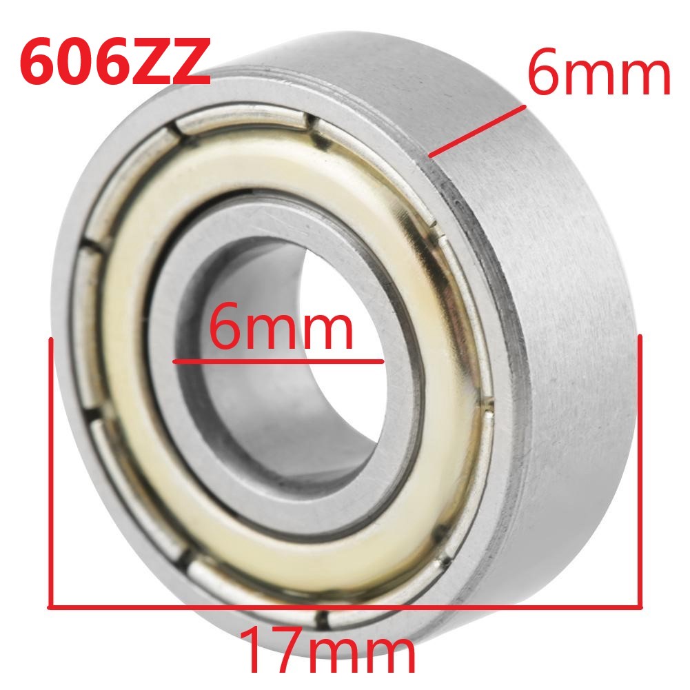 Bạc đạn 606 vòng bi 606z tháo máy NSK,NB,... Nhật như mới, êm mượt 6mm X 17mm X 6mm
