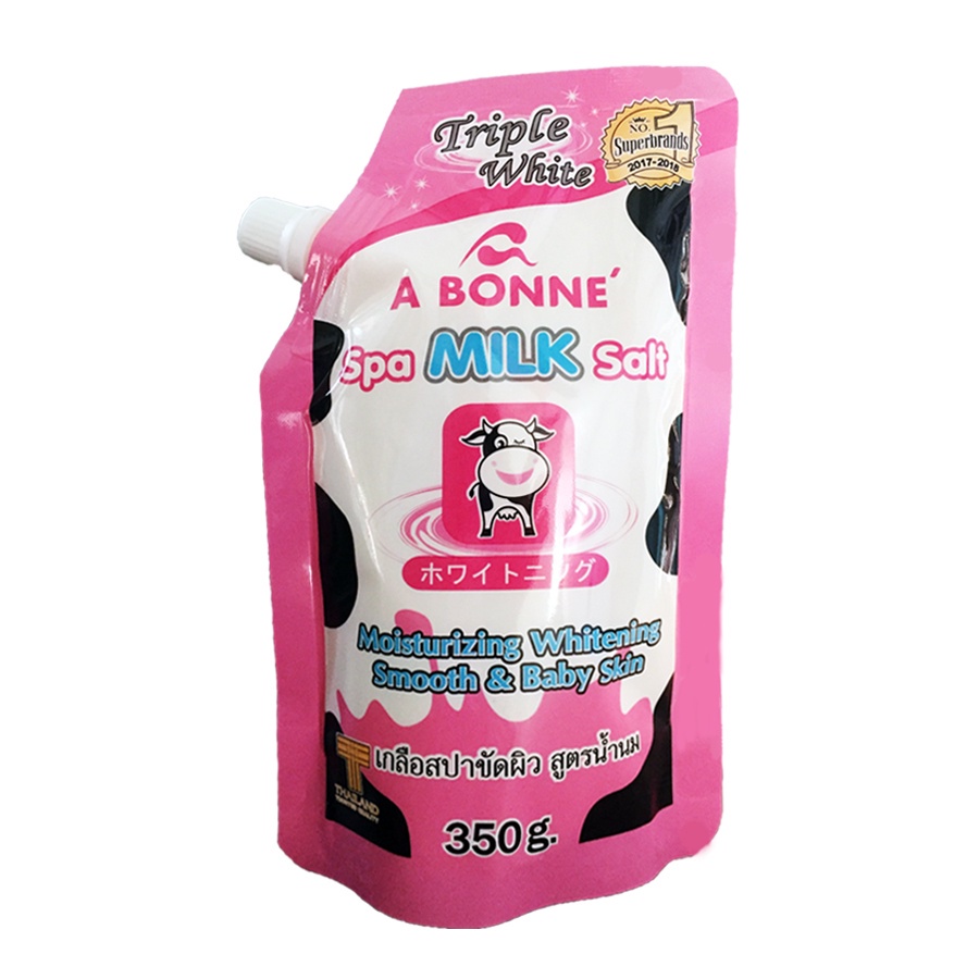 Muối Tắm Sữa Bò Tẩy Tế Bào Chết A Bonne Spa Milk Salt Làm Mềm Da, Dưỡng Trắng - DUXBO