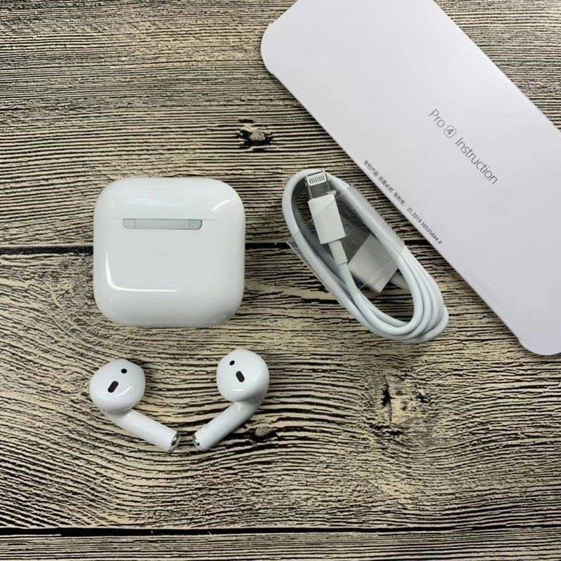 Tai nghe Blutooth 5.0 Airpod Pro 4 Phiên Bản Nâng Cấp Giới hạn Bh 6 tháng 1 đổi 1 | BigBuy360 - bigbuy360.vn