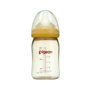 Bình sữa pigeon 160ml, bình sữa pigeon cổ rộng, Bình sữa pigeon Nhật