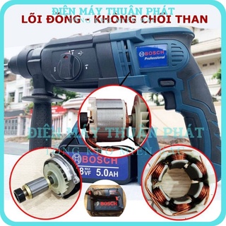 Máy khoan pin không chổi than BOSCH 118V đục tường bê tông cầm tay 3 Chức Năng chính hãng giá rẻ