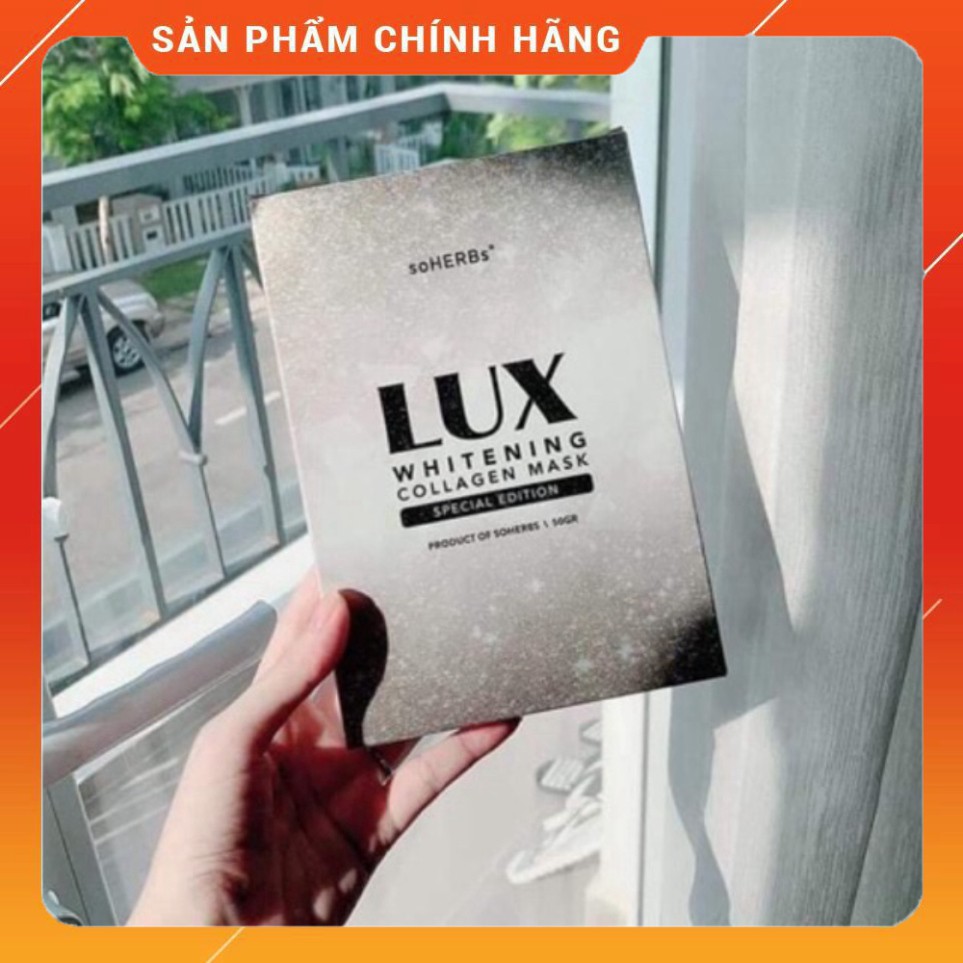 Ủ trắng da lux tinh chất collagen yến tươi hộp 3 gói