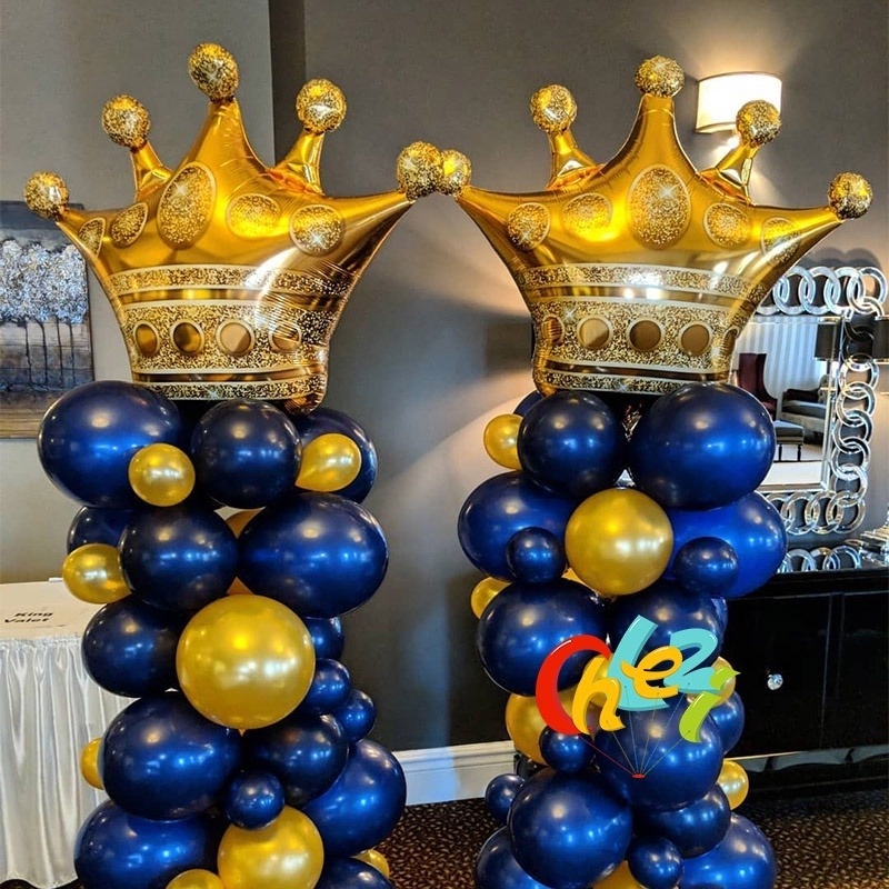 1 Bong Bóng Nhôm Hình Vương Miện Trang Trí Tiệc Sinh Nhật Cho Bé