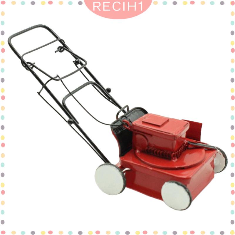 Máy Cắt Cỏ Mini Màu Đỏ Dùng Làm Phụ Kiện Chụp Ảnh Cho Nhà Búp Bê