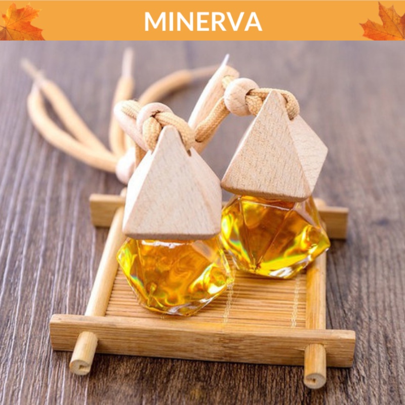 [GIA DỤNG] Vỏ chai lọ thuỷ tinh đựng tinh dầu treo xe ô tô - treo tủ quần áo
