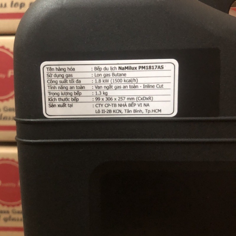 Bếp ga du lịch mini hồng ngoại ⚡SALE SỐC⚡ chính hãng Namilux NA-183AS / 1817AS