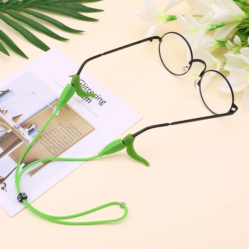 1 Set Dây Đeo Kính Silicon Co Giãn Chống Trượt Cho Bé