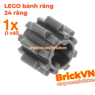 [1 Cái] LEGO Technic Bánh Răng 8 Răng Xám Đậm - LEGO Technic Gear 8 Tooth Type 2 ID 6012451 10928