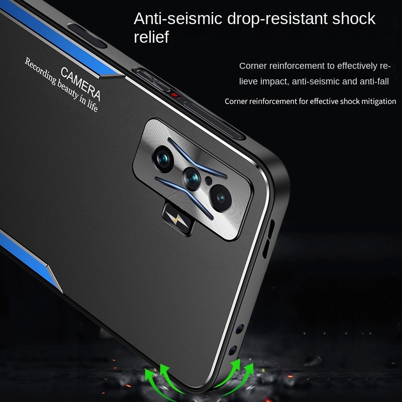 Ốp Điện Thoại Hợp Kim Nhôm Bảo Vệ Toàn Diện Chống Sốc Cho Redmi K50 Pro K50 Gaming
