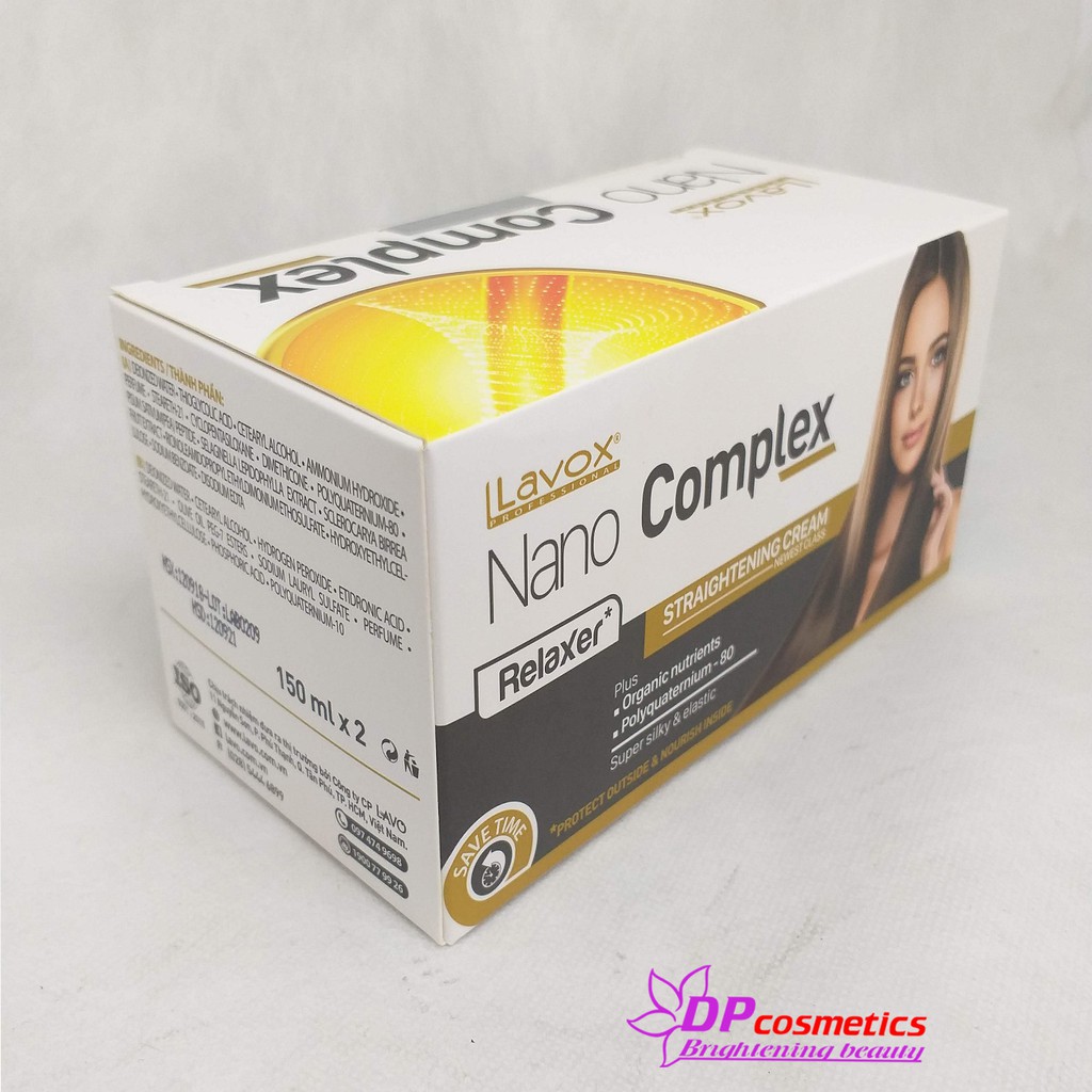 Thuốc duỗi tóc Lavox nano complex phục hồi tóc mini