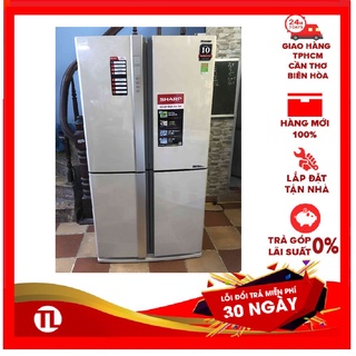 Tủ lạnh sharp inverter 556 lít sj-fx630v-be,hàng chính hãng