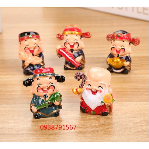 Bộ Tượng 5 Ông Phúc Lộc Thọ Tài Hỷ bình an, may mắn | BigBuy360 - bigbuy360.vn