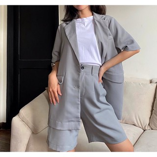 Áo blazer cộc tay thiết kế