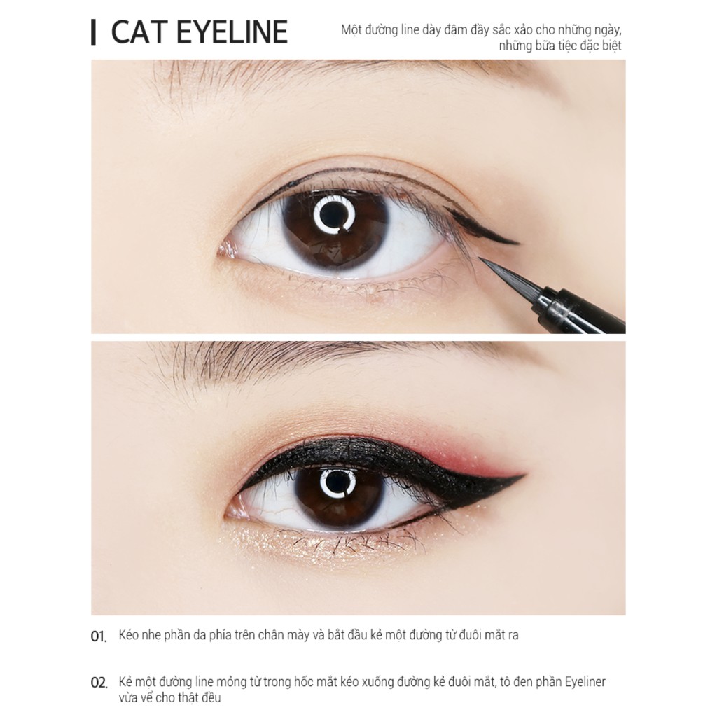  Kẻ mắt Merzy The First PEN EYELINER | BigBuy360 - bigbuy360.vn