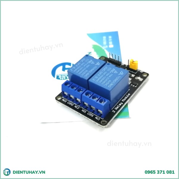 Module Relay 12V 2 Kênh DC H/L Loại Tốt