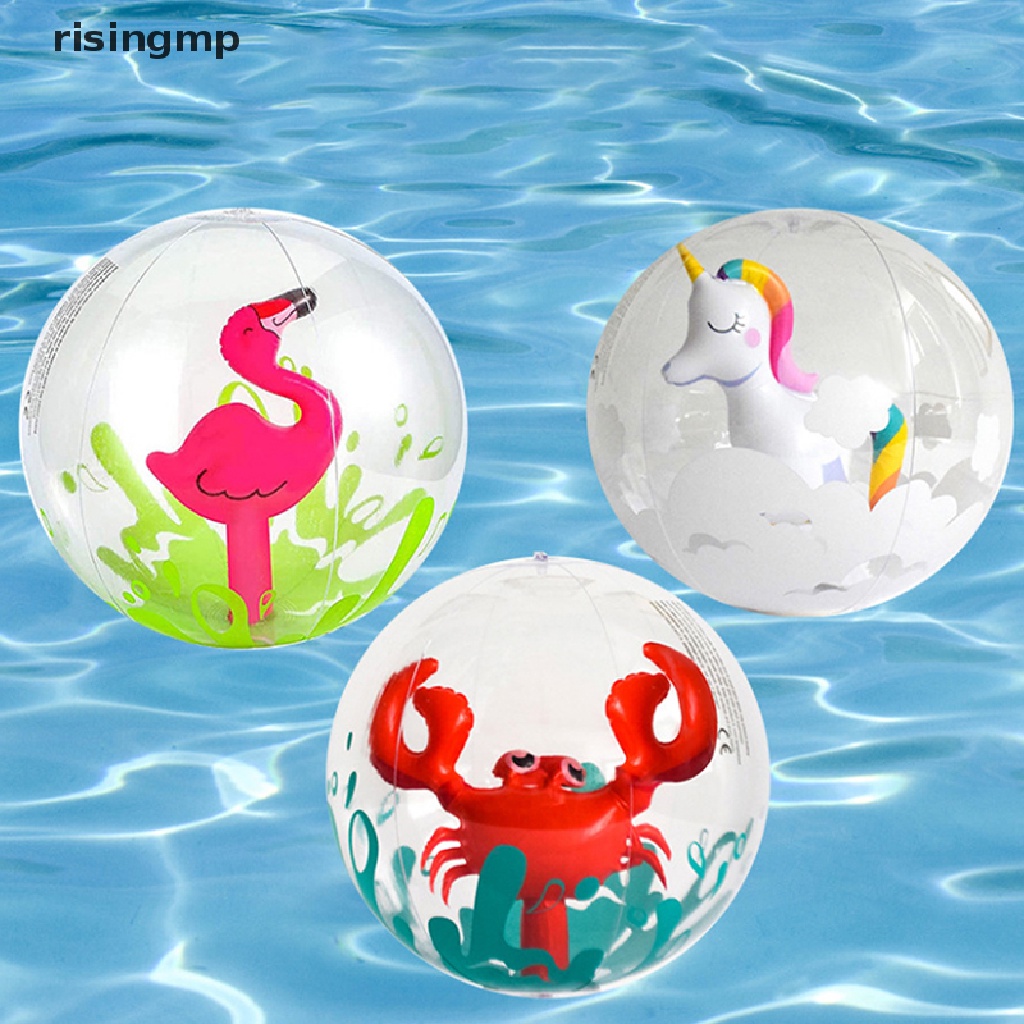 Bóng Bơm Hơi 3D Bằng PVC Dày Dặn Họa Tiết Hoạt Hình Xinh Xắn ♨Trên đó