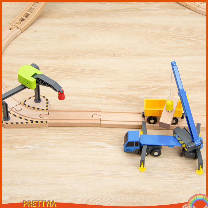 Mô hình xây dựng xe tải cẩu Mini Chơi quà tặng bé trai trẻ em