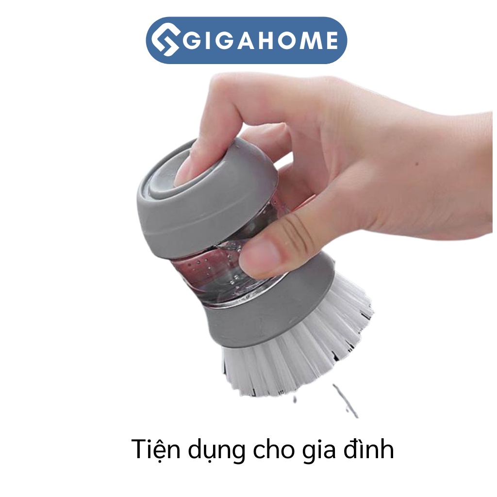 Cọ Rửa Chén, Chà Xoong Nồi Đa Năng Kèm Hộp Đựng Xà Phòng Và Giá Để GIGAHOME 8881