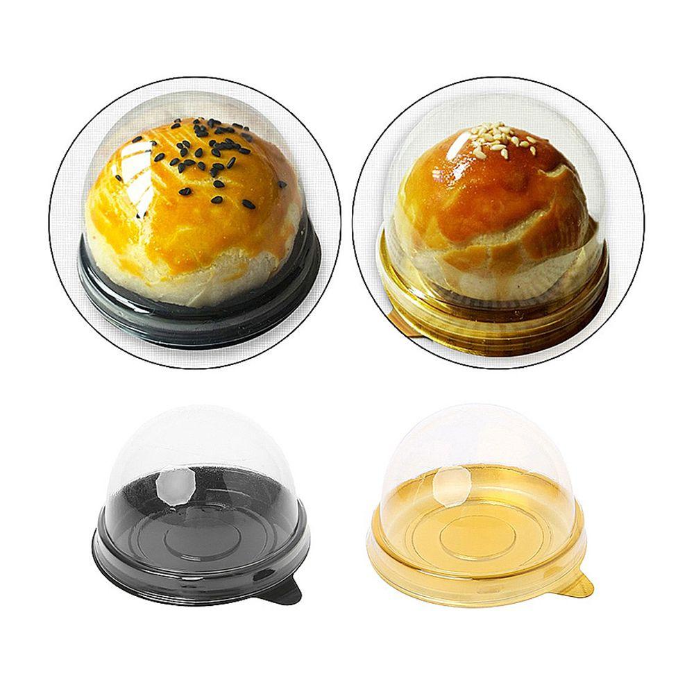Set 1 50 Hộp Đựng Bánh Trung Thu Tròn Mini Trang Trí Tiệc Cưới / Sinh Nhật / Giáng Sinh