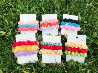Thun cột tóc vải SCRUNCHIES nhiều mẫu (được chọn mẫu)