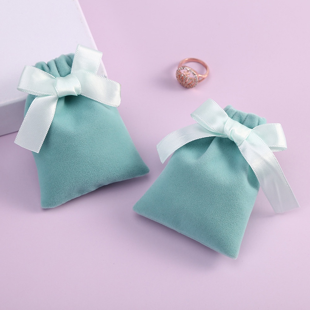 Túi dây rút đựng trang sức bằng vải nhung tinh tế