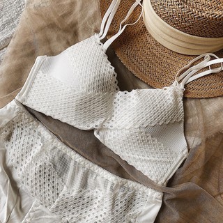 Bộ SEA THE DAY - LUZDELUNA Nội Y Không Gọng XANH/TRẤNG/ĐEN