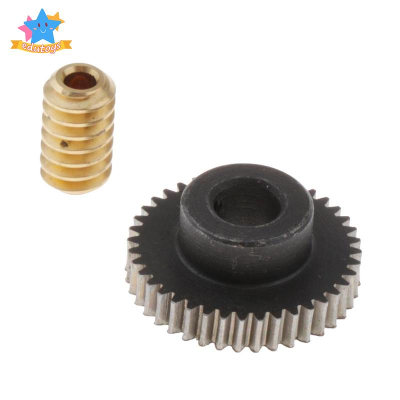 Mô Đun Bánh Răng 0.5 Modulus 40T Bằng Thép + Trục Bánh Răng Đồng