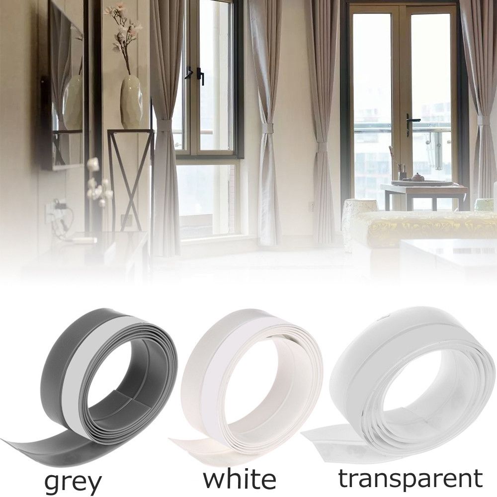 Cuộn Băng Keo Silicon Trong Suốt Dán Viền Cửa Chống Gió Tiện Dụng