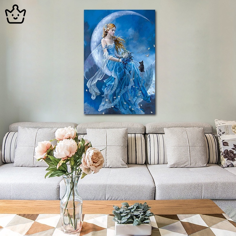 Bộ Dụng Cụ Vẽ Tranh Sơn Dầu Trên Vải Canvas 40*50CM JP6 Tiện Dụng