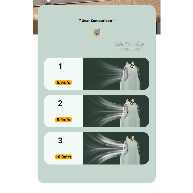 Quạt tích điện phun sương mini USB type C làm mát không khí