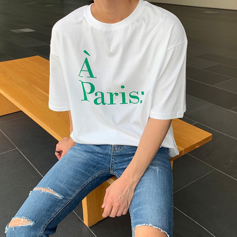 Áo thun Stee À PARIS Color - Giá sỉ Unisex