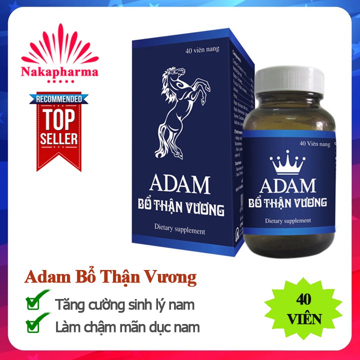 Adam Bổ Thận Vương – Giúp tăng cường sinh lý, chậm mãn dục nam, tăng tiết Testosteron, cải thiện sinh lý nam