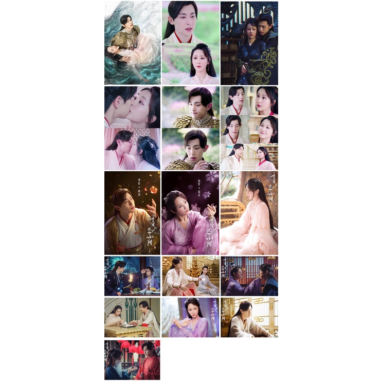 Hộp 30 Lomo ảnh Dương Tử Cẩm Mịch Hương Mật Tựa Khói Sương