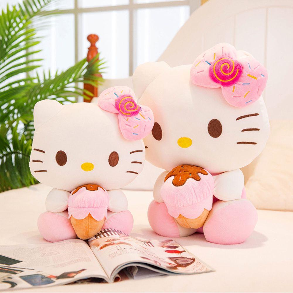 LILYES Mèo Kitty Nhồi Bông Mềm Mại Xinh Xắn