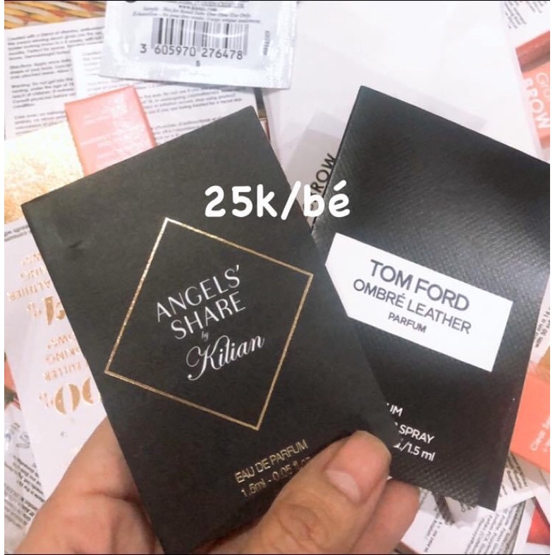 Mẫu nước hoa dùng thử 1-2ml