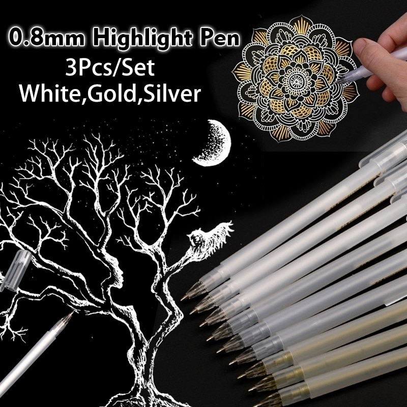 Set 3 Bút Mực Nước Ngòi 0.6mm
