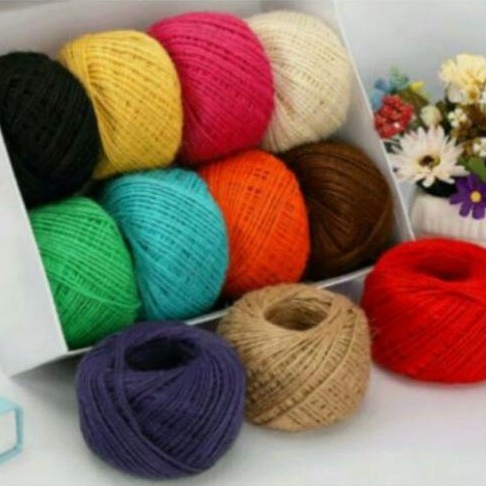 Cuộn 50m dây thừng nhiều làm đồ thủ công tiện dụng