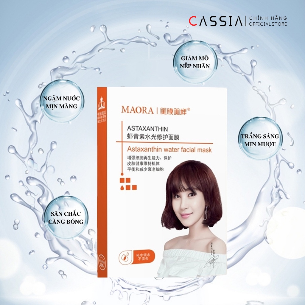 Mặt Nạ Cấp Nước Dưỡng Ẩm Rau Má, Mặt Nạ Dưỡng Trắng, Se Khít Lỗ Chân Lông, Tái Tạo Trẻ Hóa da, Nội Địa Trung MAORA | BigBuy360 - bigbuy360.vn