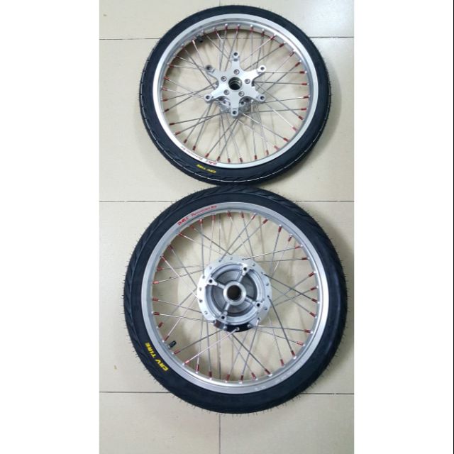 Bánh căm winner đùm mạ crom căm mạ crom chân đỏ niềng nhôm thái full vỏ ruột crv 60/70 lắp như zin không cần chế msp