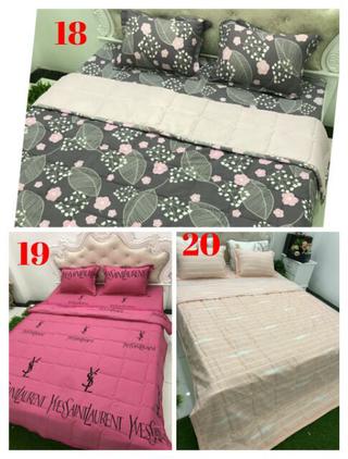 Bộ chăn ga gối đũi hè mát mẻ