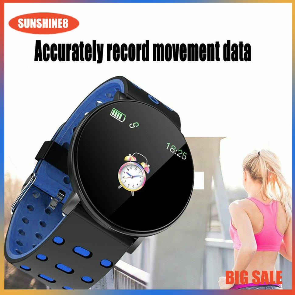 【SUN】Đồng hồ thông minh 119plus Smart Bracelet Theo dõi nhịp tim không dây Chống nước