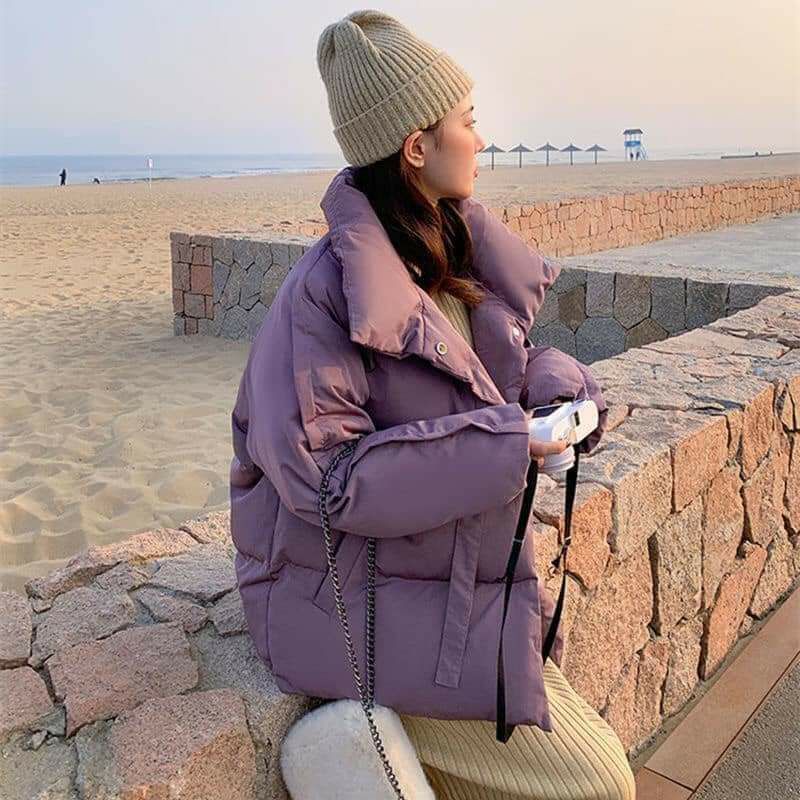 Áo phao béo ngắn