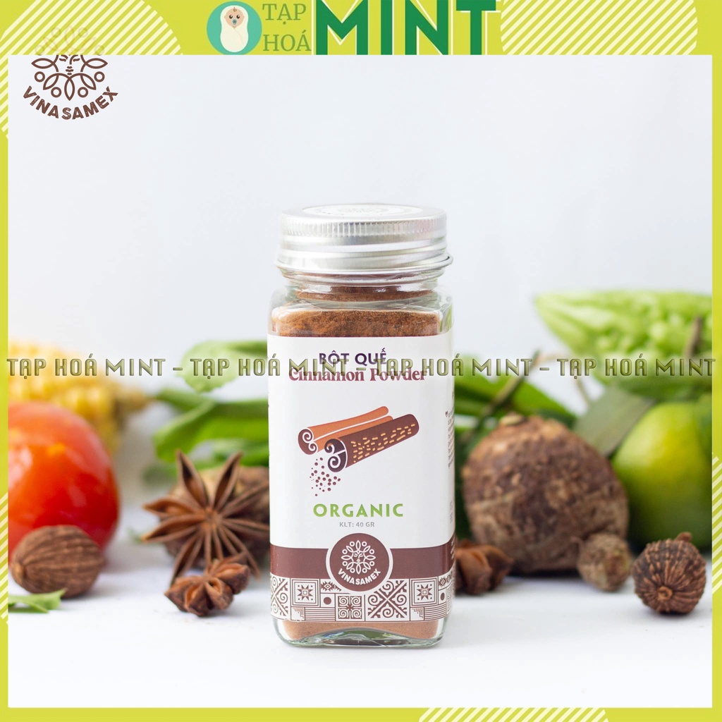 Bột quế hữu cơ Vinasamex hủ 40g - tạp hoá mint