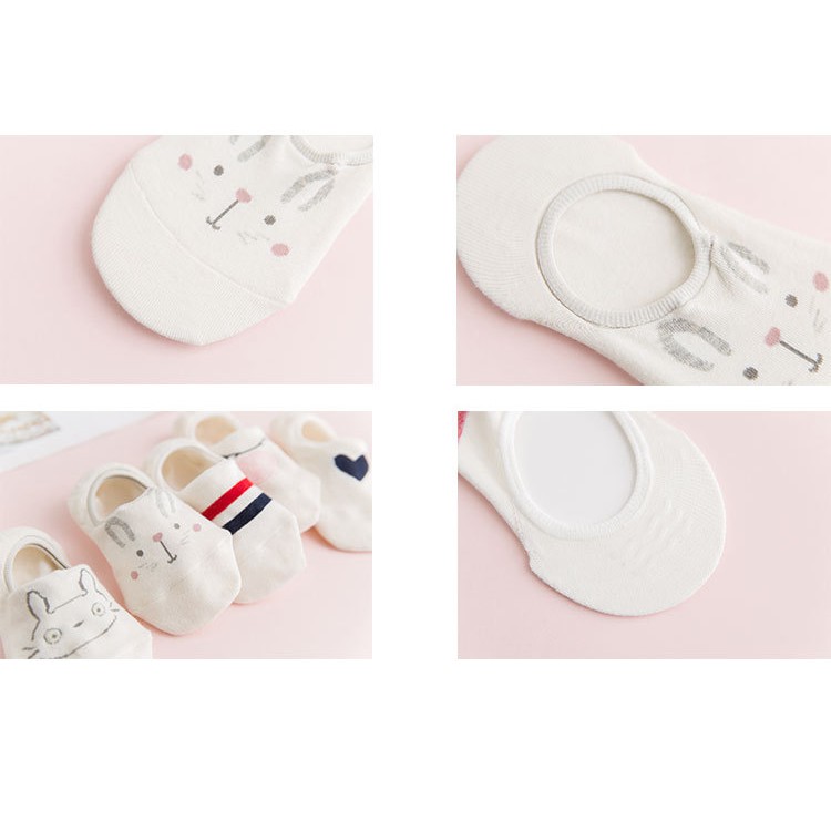 Set 5 đôi tất ngắn cổ dễ thương