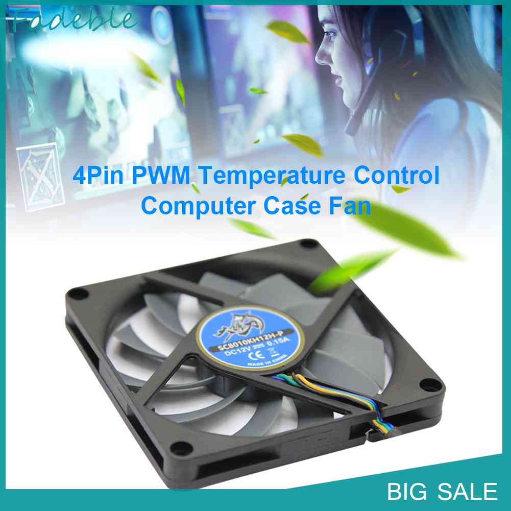 Quạt Tản Nhiệt Kh12H-P 8cm 4 Pin 3000RPM Chuyên Dụng Cho Máy Tính