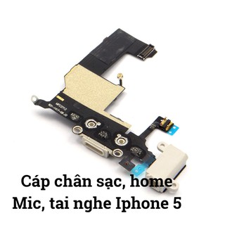 Cáp chân sạc cho iphone 5/5s cũ bóc máy