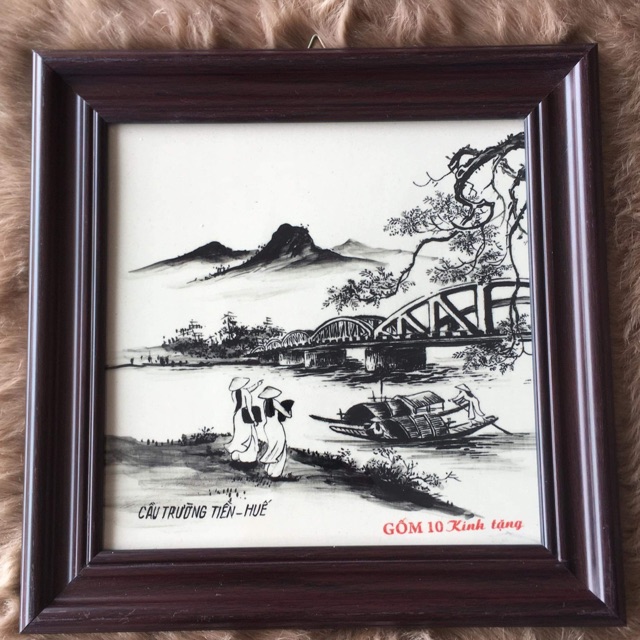 Tranh Gốm sứ Bát Tràng