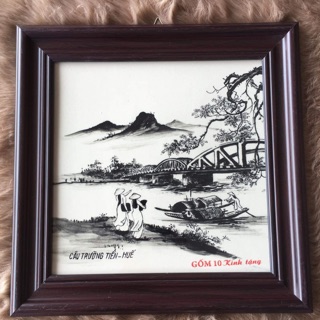 Tranh Gốm sứ Bát Tràng